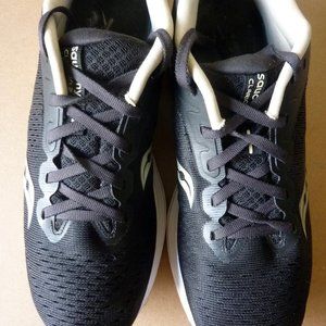 Woman's Saucony. Running Shoe Clarion 2,  size 10.5..Black/white soles and trim
